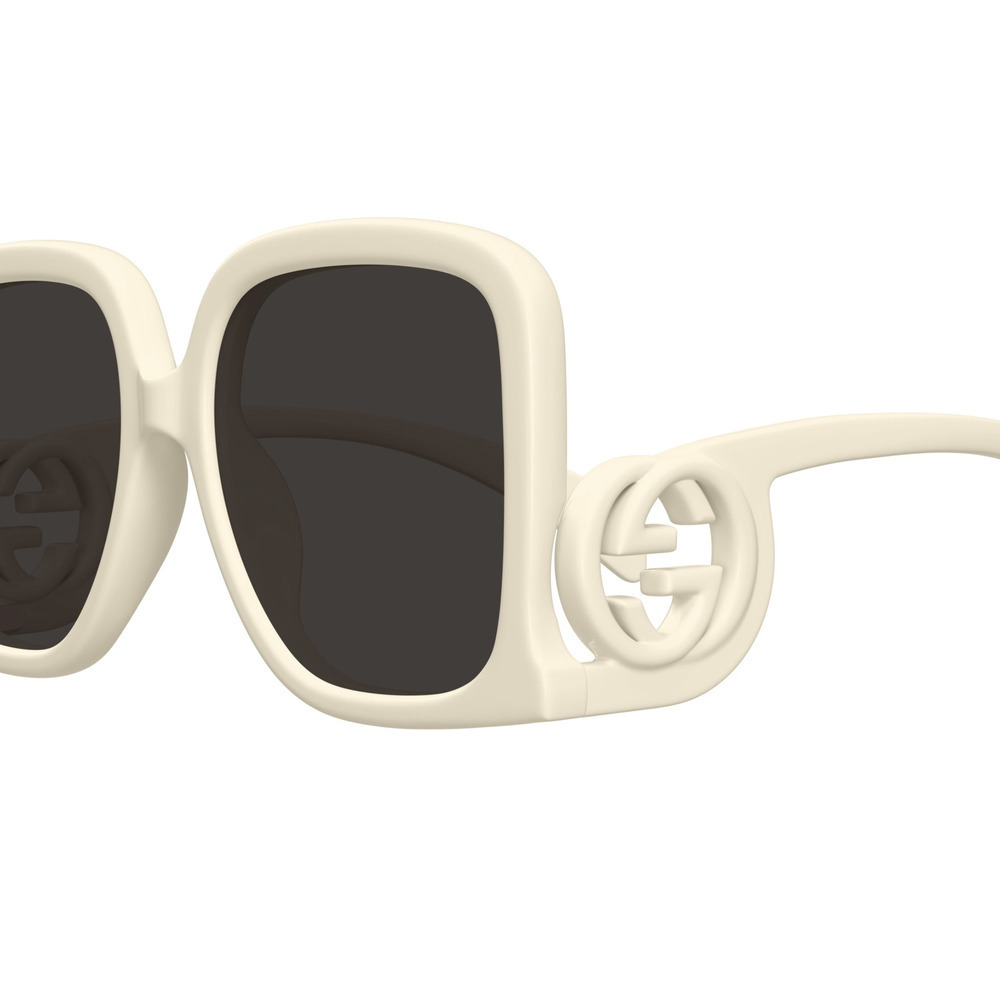 NWT Gucci GG1326S-009 Ivory White 58mm Sunglasses - Picture 3 of 4